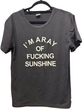 Graphic Black T-Shirt with Bold Text